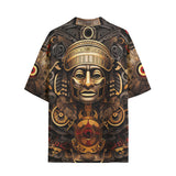 Hawaiian Shirt Mayan Mythology Art