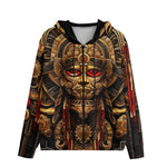 Men's Zip Up Hoodie Ancient Aztec God