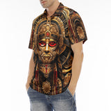 Men's Polo Shirt Ancient Aztec God