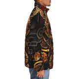Down-Padded Puffer Jacket Ancient Aztec God