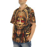 Hawaiian Shirt Ancient Aztec God