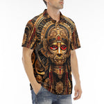 Men's Polo Shirt Ancient Aztec God