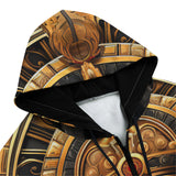 Men's Zip Up Hoodie Ancient Aztec God