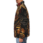 Down-Padded Puffer Jacket Ancient Aztec God