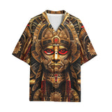 Hawaiian Shirt Ancient Aztec God