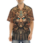 Hawaiian Shirt Mayan Mask Wall Art