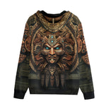 Men's Zip Up Mayan Mask Wall Art