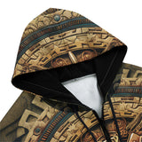 Men's Zip Up Mayan Mask Wall Art