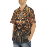 Hawaiian Shirt Mayan Mask Wall Art