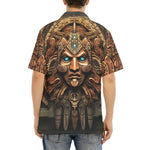 Hawaiian Shirt Mayan Mask Wall Art