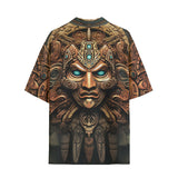 Hawaiian Shirt Mayan Mask Wall Art