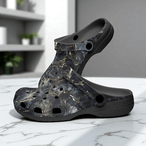 Classic Clogs Black Marble Texture