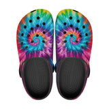 Classic Clogs Colorful Tie Dye