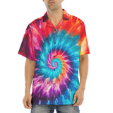 Hawaiian Shirt Colorful Tie Dye