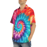 Hawaiian Shirt Colorful Tie Dye