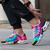 Air Cushion Sneakers Colorful Tie Dye