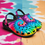 Classic Clogs Colorful Tie Dye