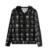 Men's Zip Up Hoodie Scary Skulls Masks Collection