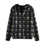 Men's Zip Up Hoodie Scary Skulls Masks Collection