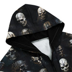 Men's Zip Up Hoodie Scary Skulls Masks Collection