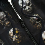 Men's Zip Up Hoodie Scary Skulls Masks Collection