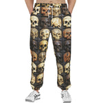 Men's Sweatpants Wooden Skulls Array