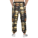 Men's Sweatpants Wooden Skulls Array