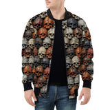 Bomber Jacket Skulls Collage