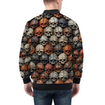 Bomber Jacket Skulls Collage