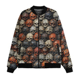 Bomber Jacket Skulls Collage