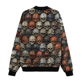 Bomber Jacket Skulls Collage