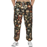 Men's Sweatpants Colorful Skulls Wall Art