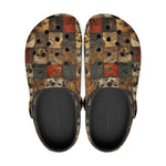 Classic Clogs Broken Skulls Mosaic