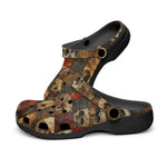 Classic Clogs Broken Skulls Mosaic