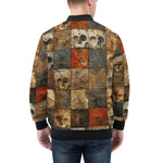 Bomber Jacket Broken Skulls Mosaic