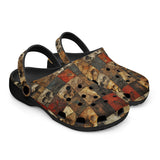 Classic Clogs Broken Skulls Mosaic