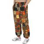 Men's Sweatpants Safari Patchwork