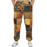 Men's Sweatpants African Animals Skin Patchwork