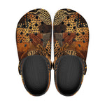 Classic Clogs African Art Patchwork