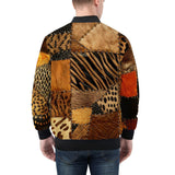 Bomber Jacket African Art Patchwork