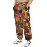 Men's Sweatpants African Art Patchwork