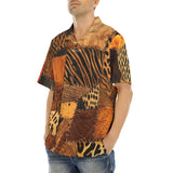 Hawaiian Shirt African Art Patchwork