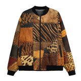 Bomber Jacket African Art Patchwork