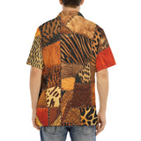 Hawaiian Shirt African Art Patchwork