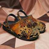 Classic Clogs African Art Patchwork