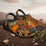 Classic Clogs Safari Grunge Patchwork