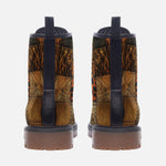 Leather Boots Animal Carved Wood Blocks