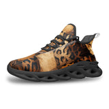 Sports Sneakers Leopard Patchwork