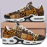 Air Cushion Sneakers Leopard Fur Grid