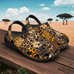 Classic Clogs Leopard Fur Grid
